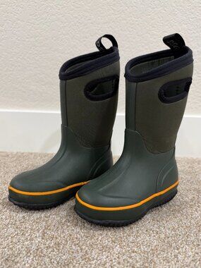 DSG Kids' Snowbound Winter Boots - Size 11K - Olive Green